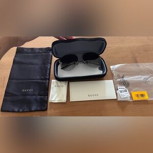 SOLD Gucci Gold Aviator Sunglasses SOLD